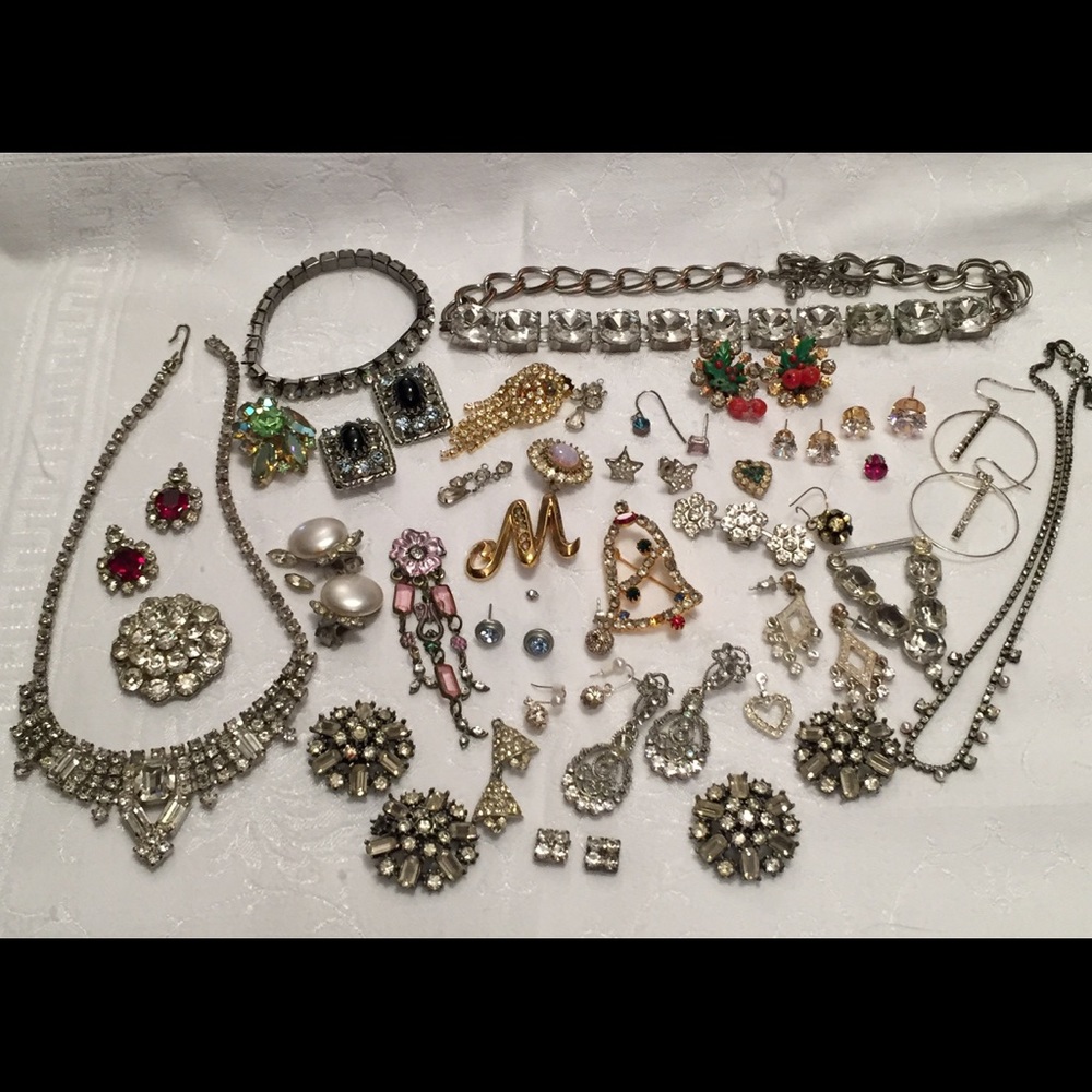 Rhinestone Craft Lot ~ Repair or Repurposing